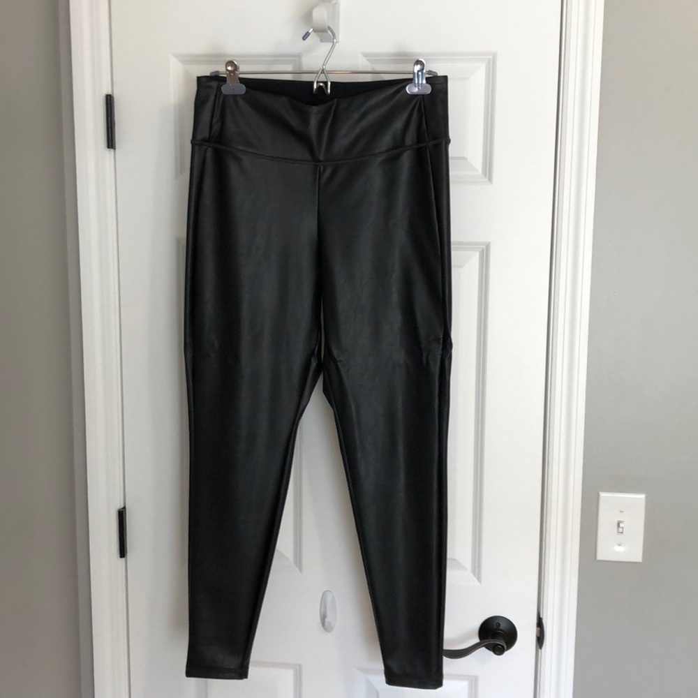 Athleta Faux Leather Legging Size L